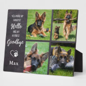 お気に入りのカスタム写真4枚のペット追悼プレート フォトプラーク (側面)