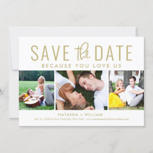 お気に入りのカラーが選べる 編集可能な「Save The Date」カード シーズンカード