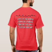お気に入りのクリスマス ライト Tシャツ (裏面)