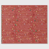 お気に入りのクリスマス ラッピングペーパー (フラット)