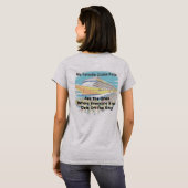 お気に入りのクルーズ寄港地 - レディースTシャツ Tシャツ (裏面フル)