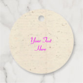 お気に入りのグラデーション文字メッセージに感謝 フェイバータグ (裏面)