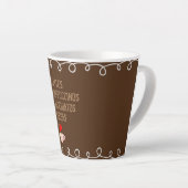 お気に入りのコーヒーマグ カフェラテマグ (右アングル)
