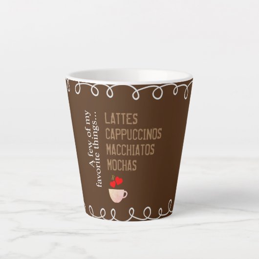 お気に入りのコーヒーマグ カフェラテマグ (正面)