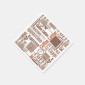 お気に入りのコーヒー スタンダードカクテルナプキン (角)