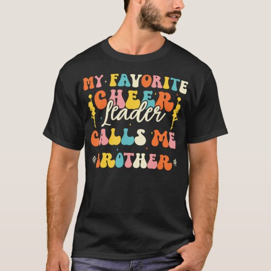 お気に入りのチアリーダーがお兄ちゃんと呼ぶ Tシャツ (正面)