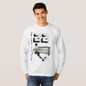 お気に入りのチーム名を入力 フットボール/サッカー Tシャツ (正面フル)