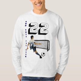 お気に入りのチーム名を入力 フットボール/サッカー Tシャツ