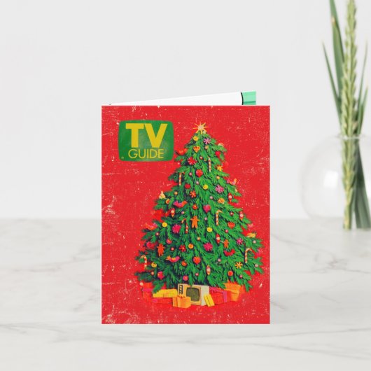 お気に入りのテレビのクリスマス番組カード カード (正面)