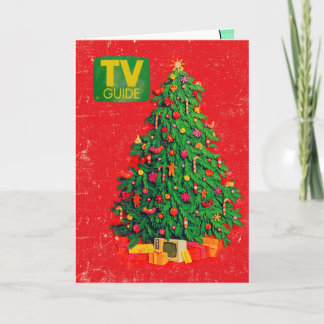 お気に入りのテレビのクリスマス番組カード カード
