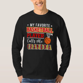 お気に入りのバスケットボール選手がおばあちゃんと呼んでくれる Tシャツ