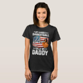 お気に入りのバスケットボール選手がパパ・アメリカと呼んでくれる Tシャツ (正面フル)