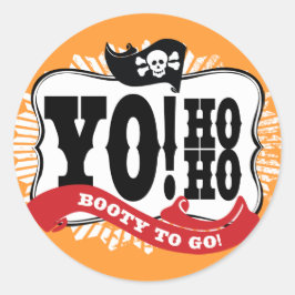 お気に入りのバッグやギフトのための海賊ブーティシール ラウンドシール