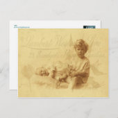 お気に入りのベビーはがき ポストカード (正面/裏面)