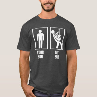 お気に入りのベースギター お父さん お母さん 楽しいベース プレーヤー Tシャツ