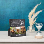 お気に入りのペットとのお別れの記念に最適なモダンなメモリアル フォトプラーク (インサイチュ)