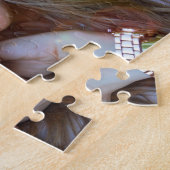 お気に入りのペット写真の記念ギフト ジグソーパズル (側面)