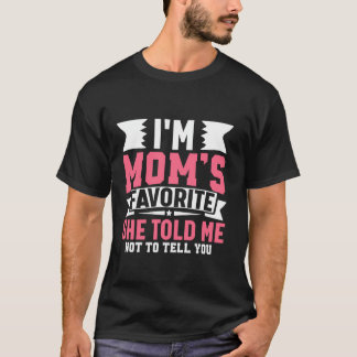 お気に入りのママです ユーモアのあるデザイン Tシャツ