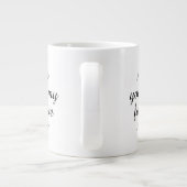お気に入りのママへの母の日ギフト コーヒー ジャンボコーヒーマグカップ (裏面)
