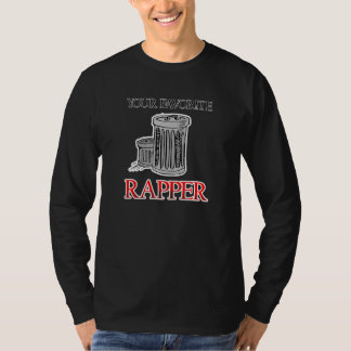お気に入りのラッパーのゴミ箱 ヒップホップ ラップ グラフィック Tシャツ
