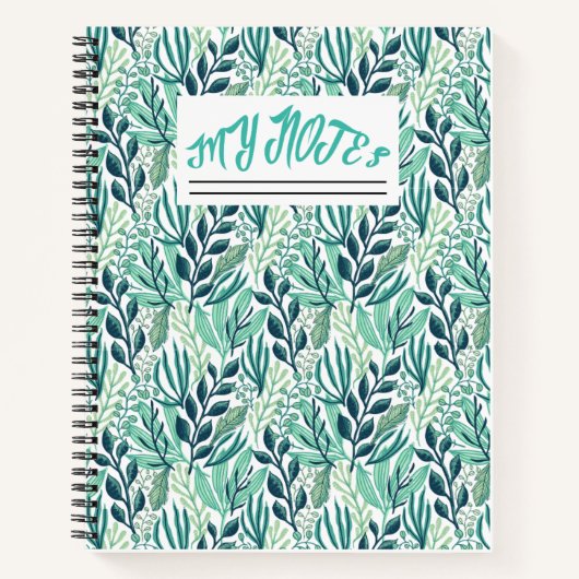 🌸お気に入りのラベル🌸 ノートブック (正面)