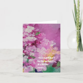 お気に入りのレイヤー - ボールドアブストラクトフラワーズ カード