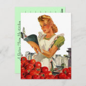 お気に入りのレシピを共有するポストカードデザインのレシピカード ポストカード (正面/裏面)