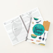 お気に入りのレシピ ノートブック (内部)