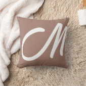 お気に入りのレターピローギフトをブラウンに クッション (ブランケット)