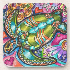 お気に入りの亀 コースター