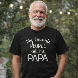 お気に入りの人からはパパと呼ばれてます おもしろい おじいちゃん グッズ Tシャツ