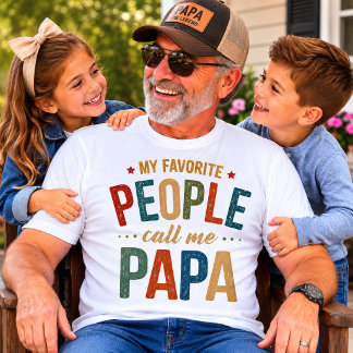 お気に入りの人からはパパと呼ばれる レトロ ヴィンテージ Tシャツ