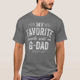お気に入りの人にはGパパと呼ばれてる男性向けレトロデザイン Tシャツ