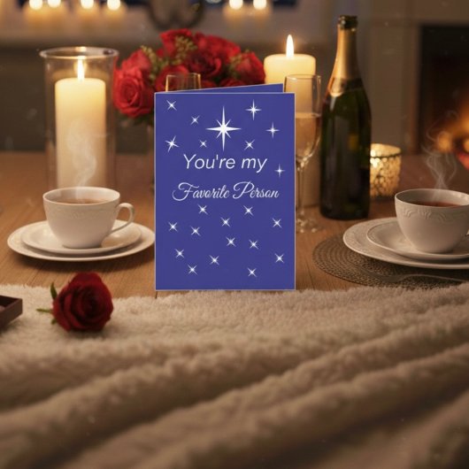 お気に入りの人へのポップアップグリーティングカード カード