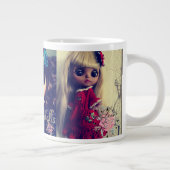 お気に入りの人形 ジャンボコーヒーマグカップ (右)