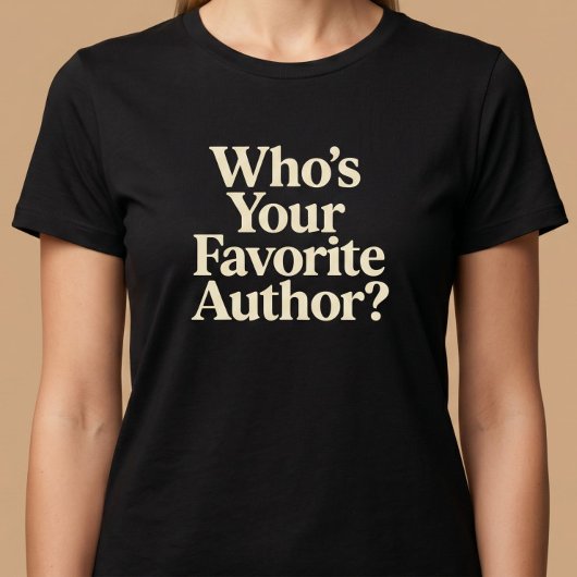 お気に入りの作家は誰ですか?読書 Tシャツ