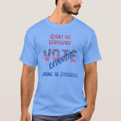 お気に入りの候補者で選挙をアピール Tシャツ (正面)