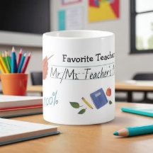 お気に入りの先生の個人用設定