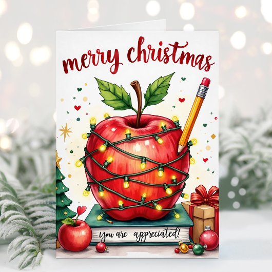 お気に入りの先生クリスマスカード シーズンカード