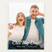 お気に入りの写真でパーソナライズされた週刊・月刊結婚式プランナー プランナー手帳 (正面)