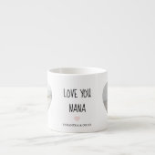 お気に入りの写真で作るナナ Mug | Love You Nana エスプレッソカップ (正面)