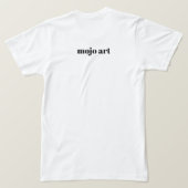 お気に入りの写真で作るモンキーのアートTシャツ Tシャツ (デザイン裏面)