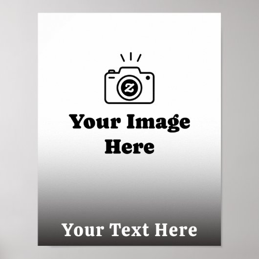 お気に入りの写真にテキストを入れたオリジナルグッズ ポスター (正面)