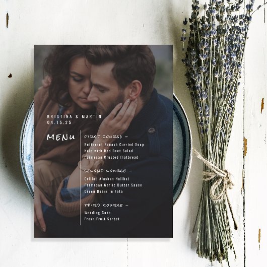 お気に入りの写真の背景メニュー メニュー