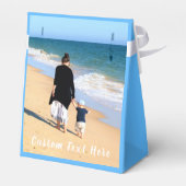 お気に入りの写真またはギフトボックスとカスタム文字名 フェイバーボックス (裏面サイド)