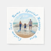 お気に入りの写真を使ったオリジナルナプキン スタンダードカクテルナプキン (正面)