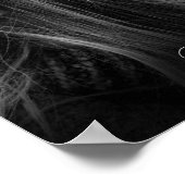 お気に入りの写真を使ったスクリプトネーム ポスター (角)