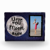 お気に入りの写真を月に追加 フォトブロック (正面)