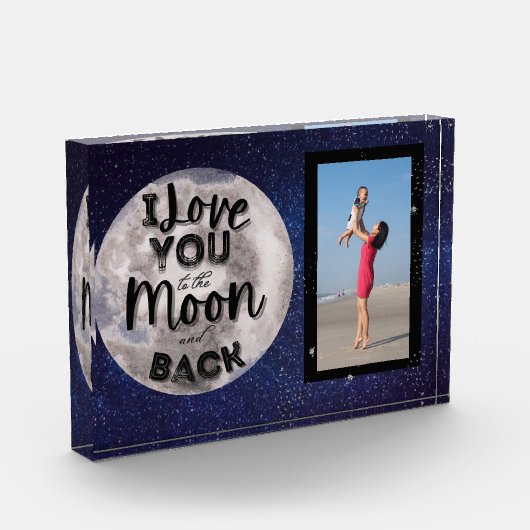 お気に入りの写真を月に追加 フォトブロック (左)