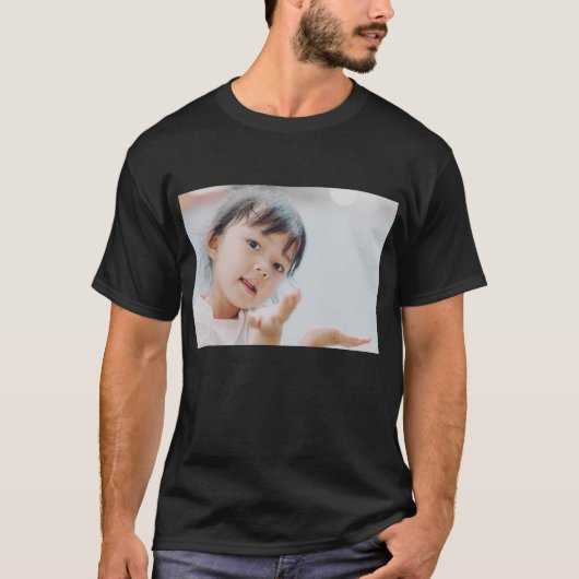 お気に入りの写真を自分で作ろう Tシャツ (正面)